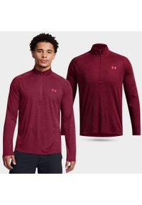 Koszulka męska treningowa Under Armour Tech z długim rękawem. Kolor: czerwony, brązowy, wielokolorowy. Długość rękawa: długi rękaw. Długość: długie #2