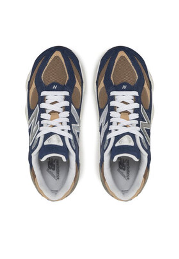 New Balance Sneakersy GC9060BF Granatowy. Kolor: niebieski. Materiał: zamsz, skóra