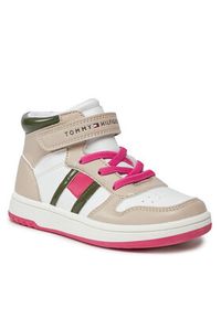 TOMMY HILFIGER - Tommy Hilfiger Sneakersy T3A9-32961-1434Y609 S Beżowy. Kolor: beżowy #4