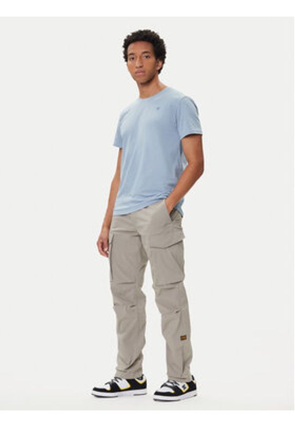 G-Star RAW - G-Star Raw Spodnie materiałowe Core D24309-E070 Beżowy Regular Fit. Kolor: beżowy. Materiał: syntetyk