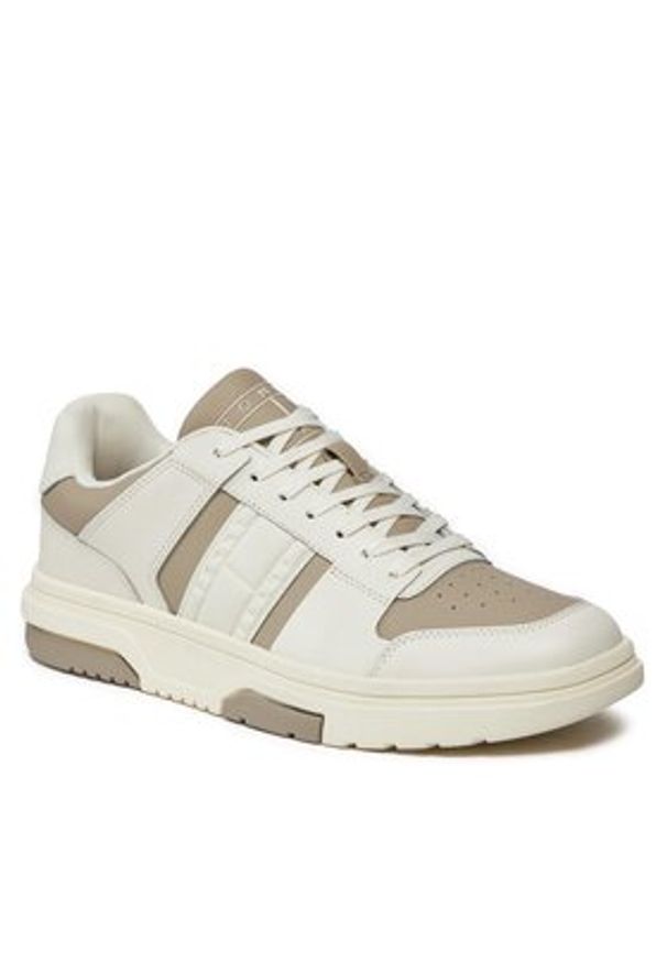Tommy Jeans Sneakersy EM0EM01283 Écru. Materiał: skóra