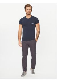 Emporio Armani Underwear Komplet 2 t-shirtów 111670 3F715 27435 Granatowy Regular Fit. Kolor: niebieski. Materiał: bawełna #5