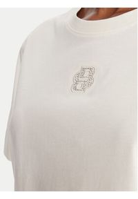 BOSS T-Shirt Elpha 50551443 Beżowy Regular Fit. Kolor: beżowy. Materiał: bawełna #4