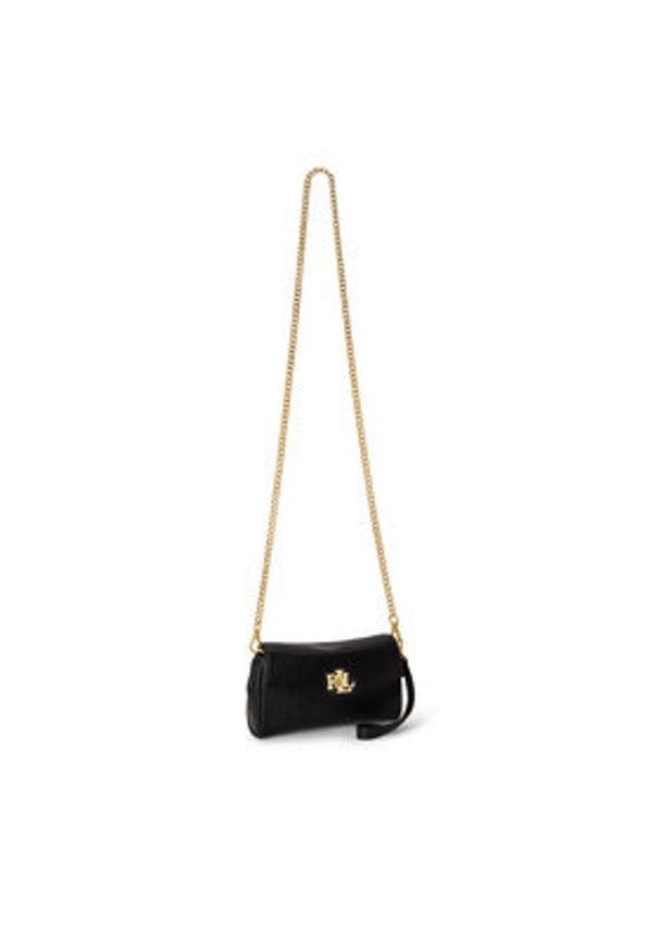 Lauren Ralph Lauren - LAUREN RALPH LAUREN Torebka 432P11743002 Czarny. Kolor: czarny. Materiał: skórzane
