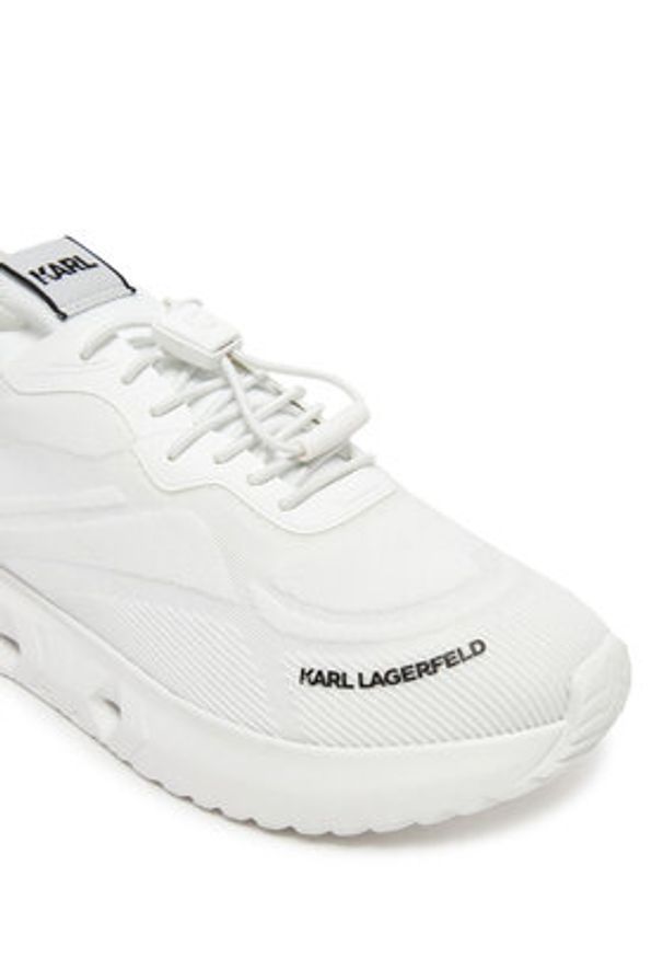 Karl Lagerfeld - KARL LAGERFELD Sneakersy KL64623 Biały. Kolor: biały. Materiał: materiał
