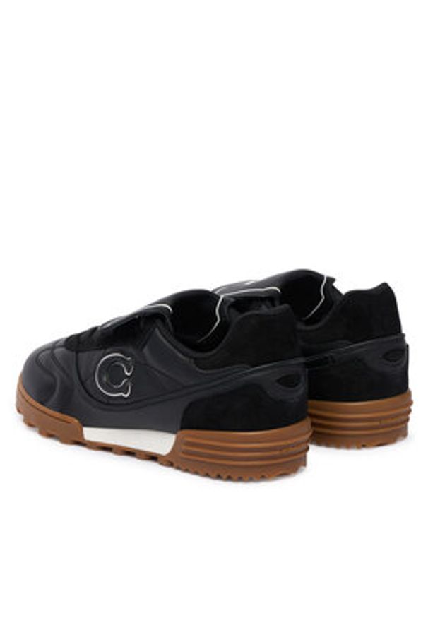 Coach Sneakersy Match CCI42 Czarny. Kolor: czarny. Materiał: skóra