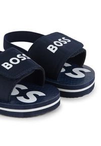 BOSS - Boss Sandały J50889 S Granatowy. Kolor: niebieski #6