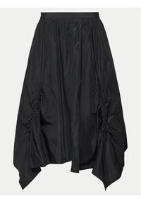 DKNY Spódnica midi P4AN7W21 Czarny Regular Fit. Kolor: czarny. Materiał: syntetyk #1