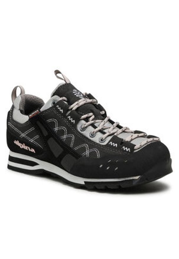 Alpina Trekkingi Royal 6274-1K Szary. Kolor: szary. Materiał: materiał. Sport: turystyka piesza