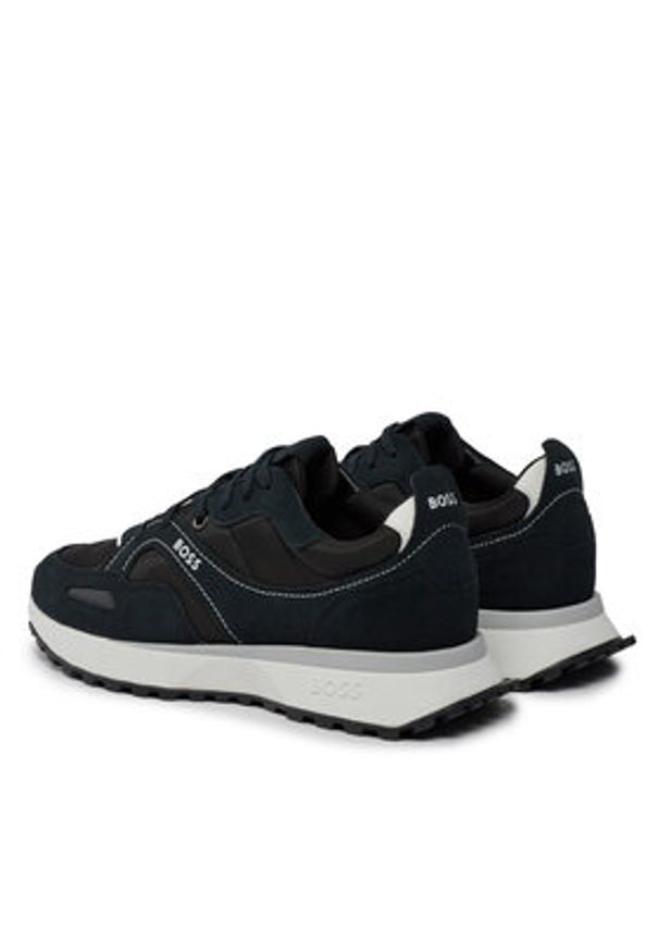 BOSS - Boss Sneakersy Jonah Runn 50513179 Czarny. Kolor: czarny. Materiał: materiał