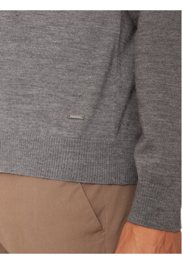 JOOP! Kardigan 17 Jk-06Davis 30032605 Szary Modern Fit. Kolor: szary. Materiał: wełna