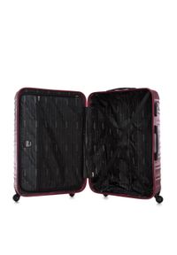 Wittchen - Duża walizka z zawieszką bordowa. Kolor: czerwony. Styl: wakacyjny #8