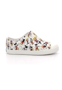 Native Shoes - Buty dziecięce Native NA12112001 Jefferson Print Disney Jr. Kolor: biały. Wzór: motyw z bajki, nadruk. Sport: turystyka piesza #1