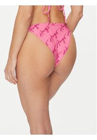 Hugo Dół od bikini 50510800 Różowy. Kolor: różowy. Materiał: syntetyk #4