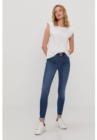 Noisy may - Noisy May Jeansy damskie medium waist. Kolor: niebieski #4