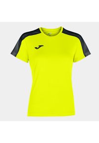 Koszulka do piłki nożnej damska Joma Academy III z krótkim rękawem. Kolor: żółty, czarny, wielokolorowy, zielony. Długość rękawa: krótki rękaw. Długość: krótkie. Sport: piłka nożna #1