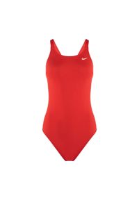 Strój pływacki jednoczęściowy damski Nike Hydrastrong Solid Fastback. Kolor: czerwony. Materiał: materiał