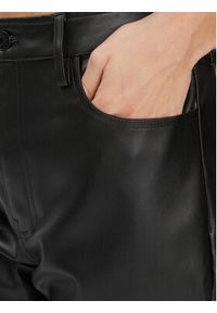 Tommy Jeans Spodnie z imitacji skóry Julie DW0DW16945 Czarny Straight Fit. Kolor: czarny. Materiał: skóra #4