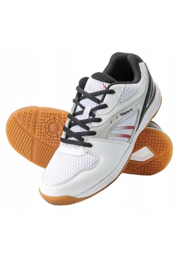 YASAKA - Buty do tenisa stołowego Yasaka Jet Impact Neo Białe. Kolor: biały. Sport: tenis