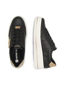Remonte Sneakersy D1C02-01 Czarny. Kolor: czarny. Materiał: skóra #7