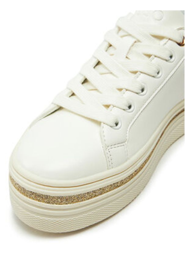 Liu Jo Sneakersy 4F4723 EX014 Biały. Kolor: biały. Materiał: skóra
