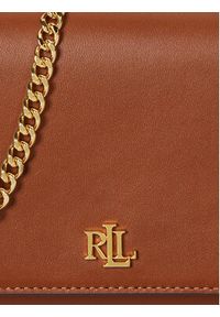 Lauren Ralph Lauren - LAUREN RALPH LAUREN Torebka 432980206002 Brązowy. Kolor: brązowy. Materiał: skórzane #4