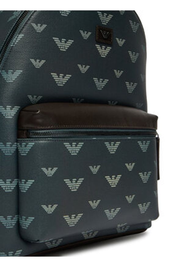 Emporio Armani Plecak EM005666 AF23972 MB542 Granatowy. Kolor: niebieski. Materiał: skóra