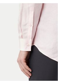 Calvin Klein Koszula LV019EU121 Różowy Regular Fit. Kolor: różowy. Materiał: len #2