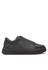 Calvin Klein Sneakersy Low Top Lace Up Wool HM0HM01597 Szary. Kolor: szary. Materiał: materiał #1