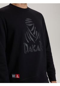Diverse - Bluza męska bez kaptura DKR CREW 04 B1563 -. Typ kołnierza: bez kaptura. Kolor: czarny. Materiał: poliester, bawełna