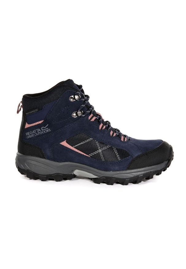 Regatta - Damskie Buty Trekkingowe Clydebank. Kolor: różowy, niebieski, wielokolorowy