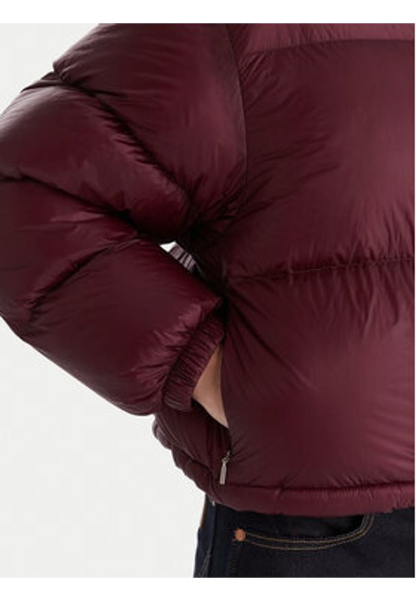 TOMMY HILFIGER - Tommy Hilfiger Kurtka puchowa WW0WW46541 Bordowy Regular Fit. Kolor: czerwony. Materiał: syntetyk