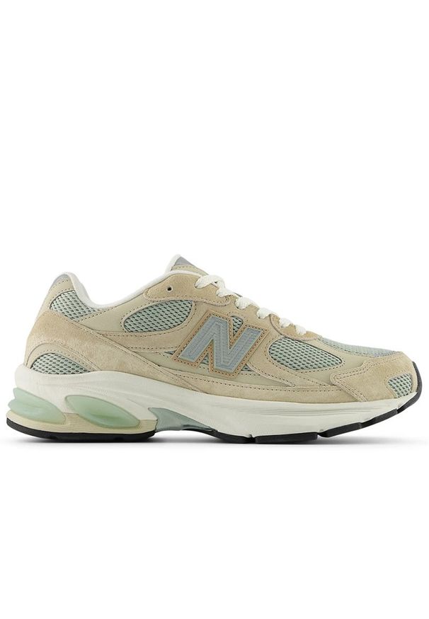 Buty unisex New Balance U2010281 - beżowe. Kolor: beżowy. Materiał: zamsz, guma. Szerokość cholewki: normalna. Sezon: lato. Sport: bieganie