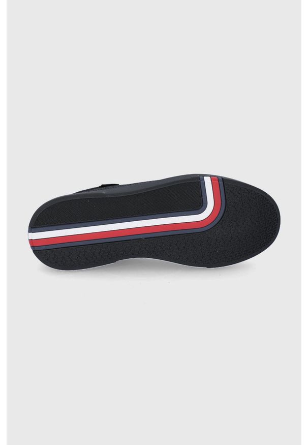 TOMMY HILFIGER - Tommy Hilfiger - Buty. Nosek buta: okrągły. Zapięcie: sznurówki. Kolor: czarny. Materiał: tkanina, guma. Szerokość cholewki: normalna