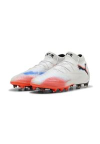 Puma - Buty piłkarskie unisex FUTURE 8 ULTIMATE AG PUMA White Black Glowing Red. Kolor: czerwony, biały, wielokolorowy, czarny. Sport: piłka nożna