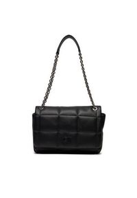Calvin Klein Torebka Square Quilt Conv Shoulder Bag K60K612332 Czarny. Kolor: czarny. Materiał: skórzane