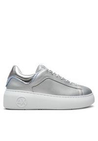 Armani Exchange Sneakersy XDX108 XV892 U279 Srebrny. Kolor: srebrny. Materiał: skóra #1