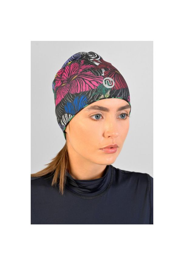 NESSI SPORTSWEAR - Czapka smerfetka termoaktywna dwustronna Unisex Nessi Sportswear. Kolor: wielokolorowy. Styl: sportowy