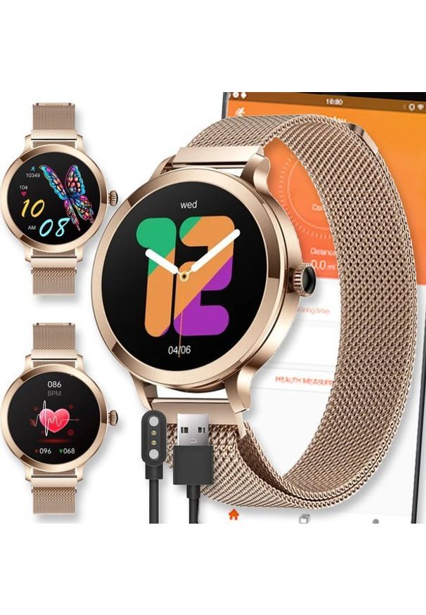 Smartwatch Active Band SMARTWATCH ZEGAREK WATCH DAMSKI MENU PL POLSKIE ROZMOWY AMOLED SPORT PULS NX7. Rodzaj zegarka: smartwatch. Styl: sportowy
