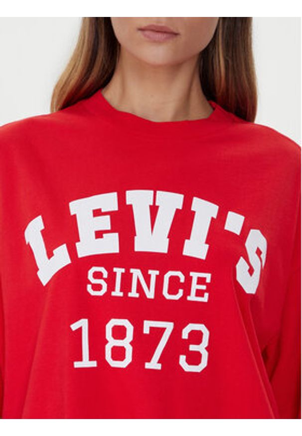 Levi's® T-Shirt Graphic 000G4-0022 Czerwony Relaxed Fit. Kolor: czerwony. Materiał: bawełna