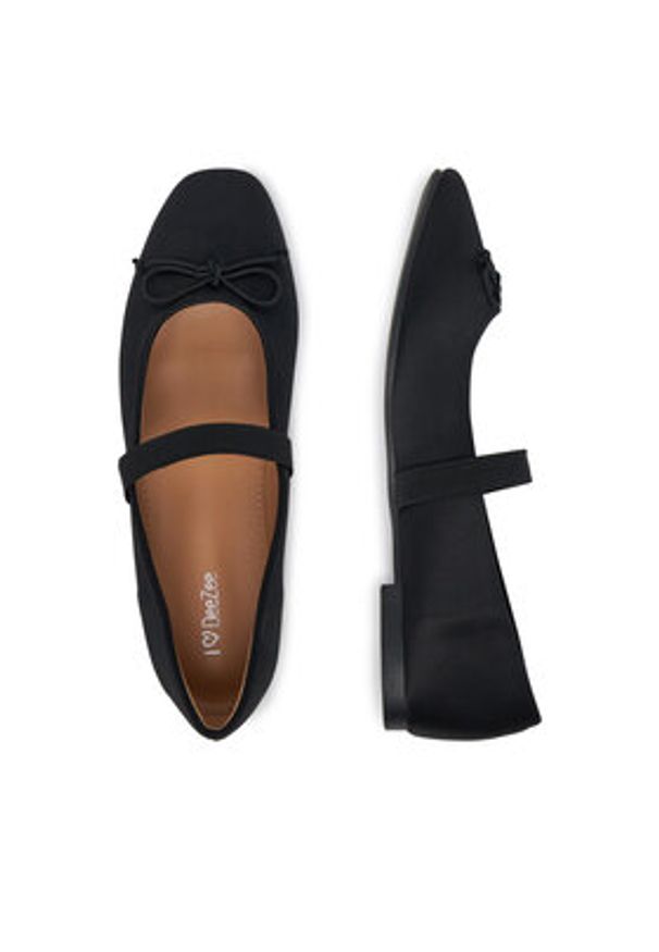 DeeZee Baleriny 9-125-1 Czarny. Kolor: czarny. Materiał: syntetyk, materiał