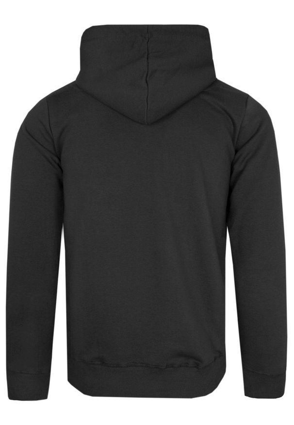 Pako Jeans - Bluza Kangurka Czarna z Kapturem, Męska -PAKO JEANS. Typ kołnierza: kaptur. Kolor: czarny. Materiał: poliester, bawełna, elastan. Styl: klasyczny