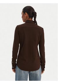 Polo Ralph Lauren Koszula 211924258501 Beżowy Slim Fit. Typ kołnierza: polo. Kolor: beżowy. Materiał: bawełna #4