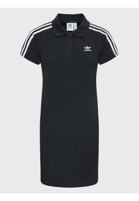 Adidas - adidas Sukienka codzienna adicolor Classics HM2162 Czarny Slim Fit. Okazja: na co dzień. Kolor: czarny. Materiał: bawełna. Typ sukienki: proste. Styl: casual #1