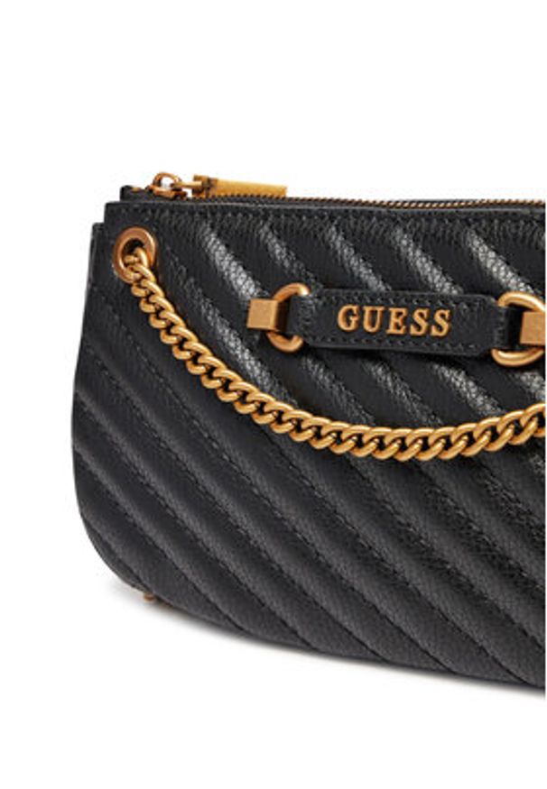 Guess Torebka HWQB94 95720 Czarny. Kolor: czarny. Materiał: skórzane