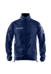 Kurtka wodoodporna Givova. Kolor: niebieski. Sezon: zima. Sport: bieganie #1