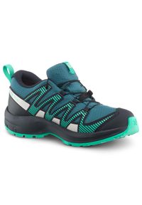 salomon - Buty trekkingowe dla dzieci Salomon XA PRO 3D wodoodporne. Kolor: zielony #1