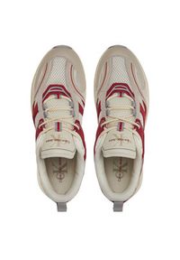 Calvin Klein Jeans Sneakersy Retro Tennis Su-Mesh YM0YM00589 Beżowy. Kolor: beżowy. Materiał: mesh