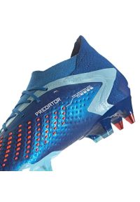 Adidas - Buty piłkarskie adidas Predator Accuracy.1 Sg M IF2296 niebieskie. Zapięcie: sznurówki. Kolor: niebieski. Materiał: guma. Szerokość cholewki: normalna. Sport: piłka nożna #8