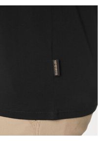 Napapijri T-Shirt S-Turin NP0A4HQG Czarny Regular Fit. Kolor: czarny. Materiał: bawełna #4